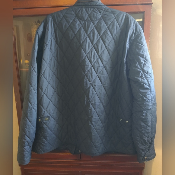 POLO Ralph Lauren Quilted Blue Label Navy Blue Jacket Coat Size XXL - Picture 7 of 11